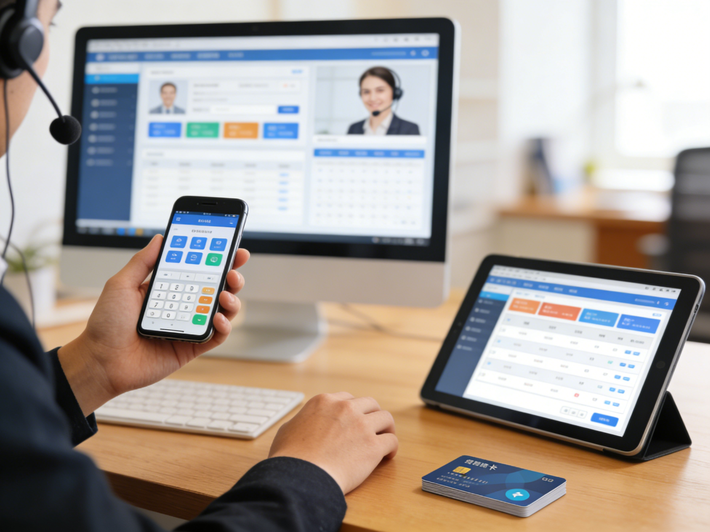 速联CRM系统界面